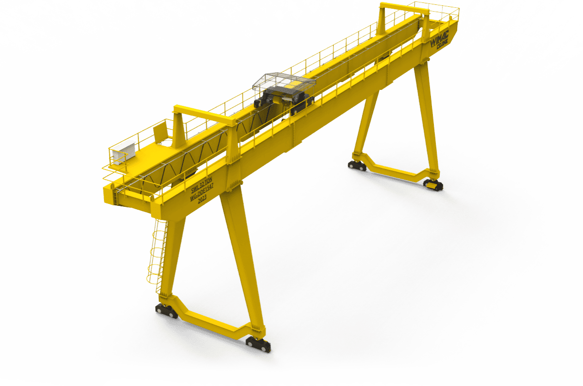 Cantilevered gantry crane